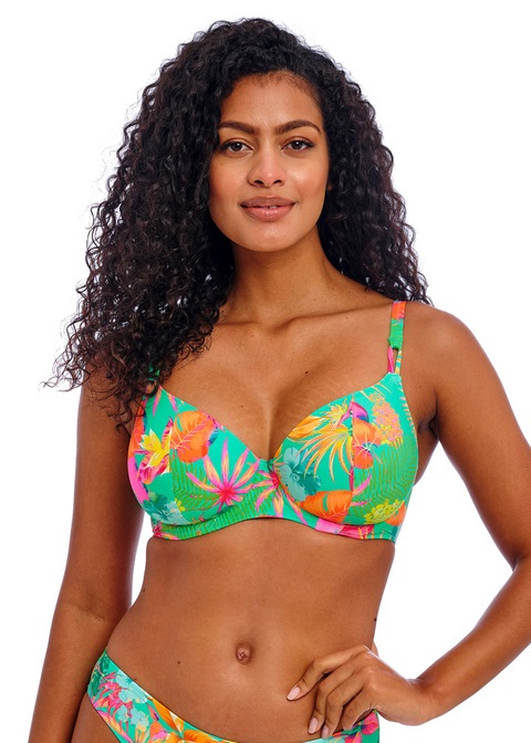 Freya Isla Magarita Plunge Bikini Bra Jade
